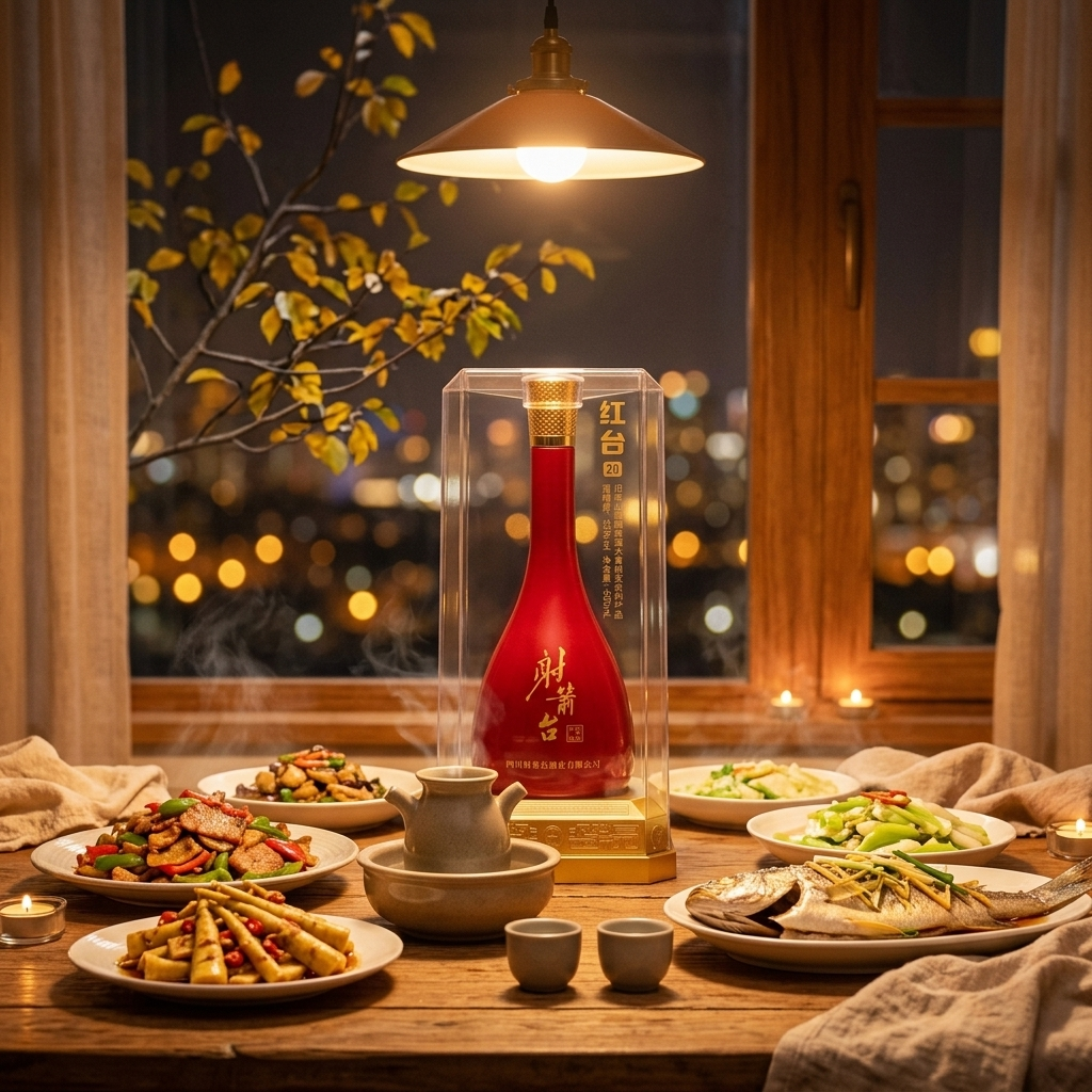 立秋秋夜温酒家宴 - 红台20场景图