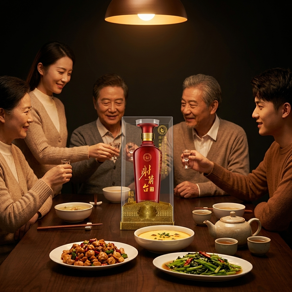 亲友小聚浅酌慢饮 - 射箭台精酿52健康饮酒场景