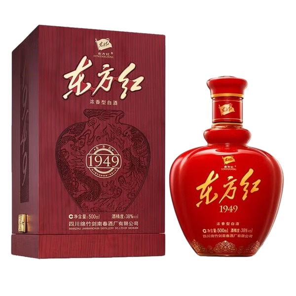 东方红1949 38° 剑南春 产品实拍图