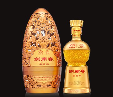 剑南春·鎏金纪｜浓香型 52%vol｜200ml+375ml（一器三合）