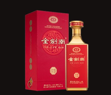 金剑南（流金岁月）｜ 52%vol（另有46/42/38%vol）｜ 500mL