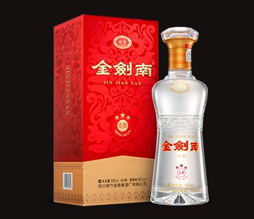 金剑南（名典三星）｜ 52%vol（另有46/42/38%vol）｜ 500mL
