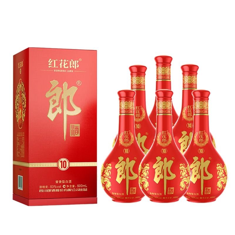 Honghua Lang 10 — Jiangxiang baijiu