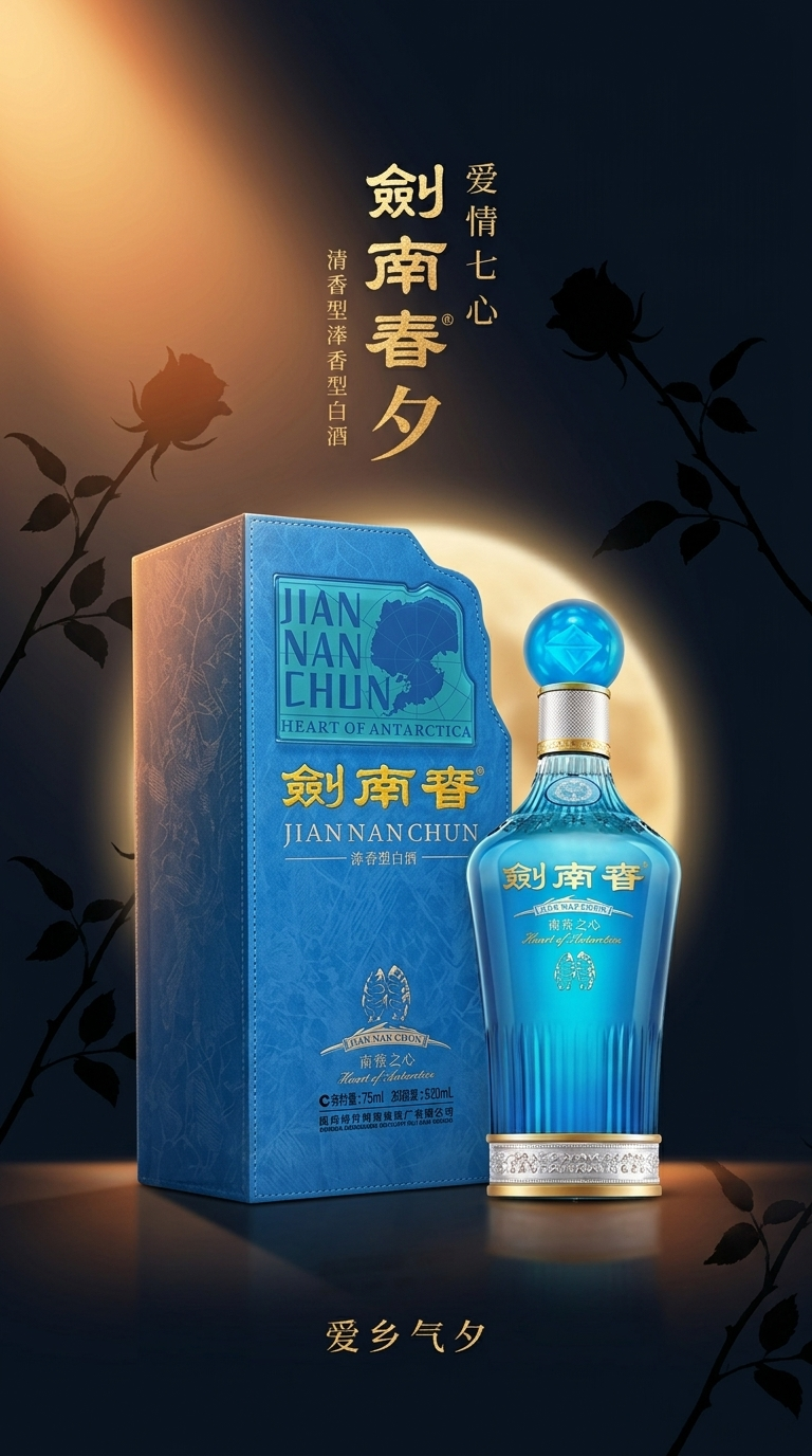 七夕微醺酒单 剑南春·南极之心 封面